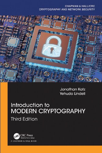 Introduction To Modern Cryptography 3rd Edition Jonathan Katz