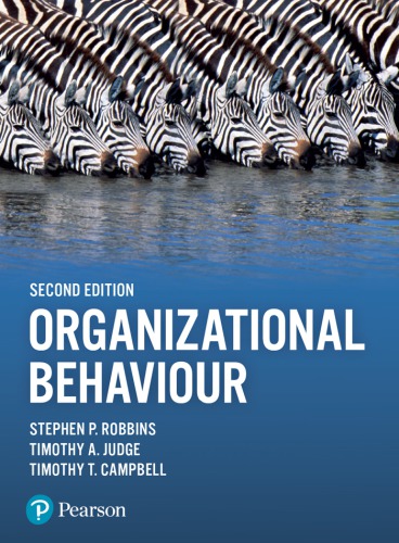 Organizational Behaviour Robbins Stephen Pjudge Timcontributorcampbell