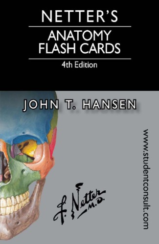 Netters Anatomy Flash Cards With Student Consult Online Access Hansen