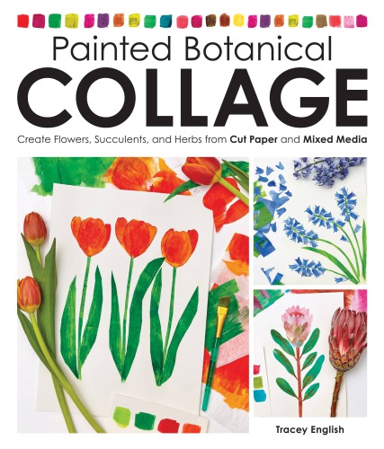 Painted Botanical Collage Tracey English