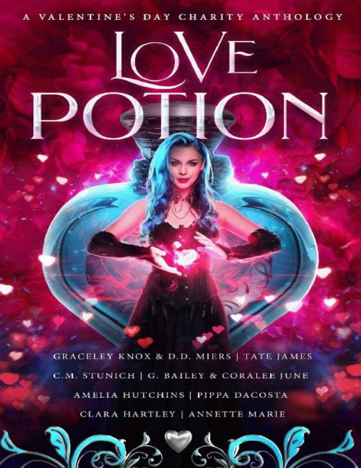 Love Potion A Valentines Day Charity Anthology Graceley Knox Dd Miers Amelia Hutchins Tate James Cm Stunich G Bailey Annette Marie Pippa Dacosta Coralee June Clara Hartley Knox