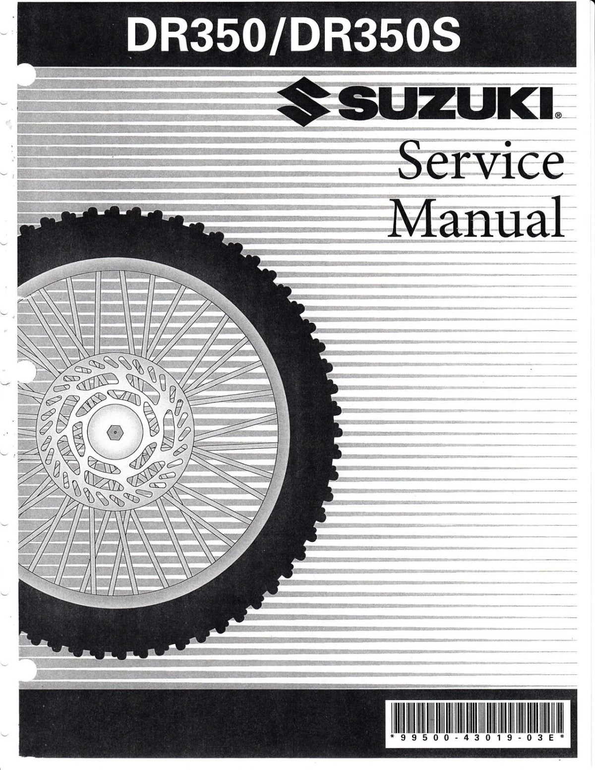 Dr350dr350s Suzuki Service Manual Mr Suzuki Himself