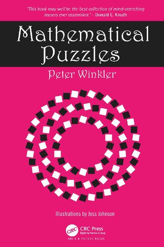 Mathematical Puzzles 1st Edition Peter Winkler