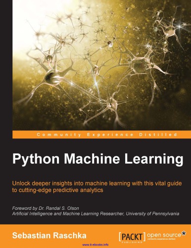 Python Machine Learning Raschka Sebastian