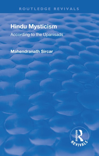 Revival Hindu Mysticism 1934 According To The Upanisads Sircar