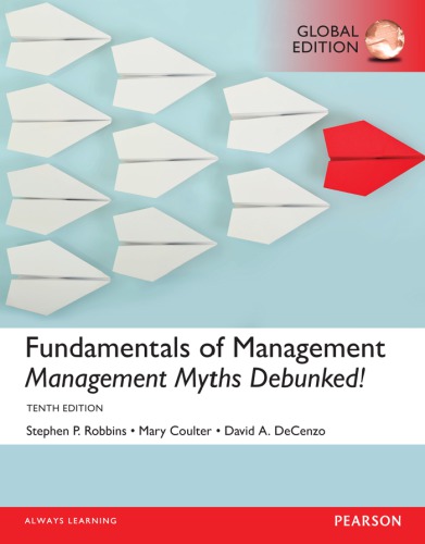 Robbins Fundamentals Of Manageme10 Robbins Stephen Pcenzo