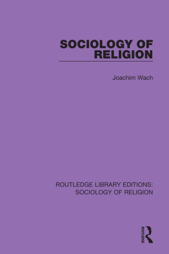 Routledge Library Editions Sociology Of Religion Various