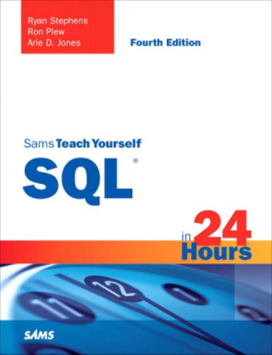 Sams Teach Yourself Sql In 24 Hours 3rd Edition Stephens Ryan Kplew