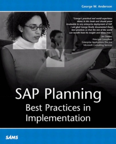 Sap Planning Best Practices In Implementation Anderson George W