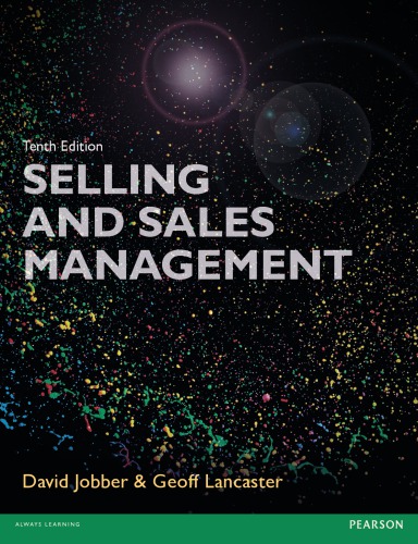 Selling And Sales Management Jobber Davidlancaster Geoffrey