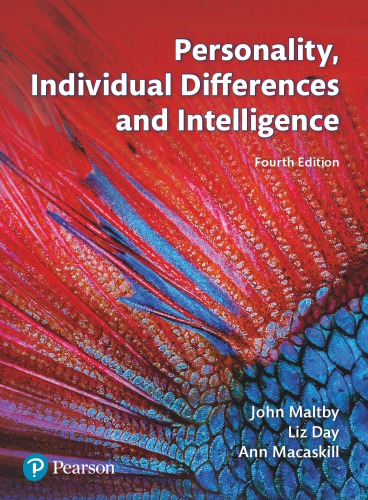 Personality Individual Differences And Intelligence Maltby Johnday