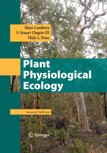 Plant Physiological Ecology Lambers Hansiii F Stuart Chapinpons