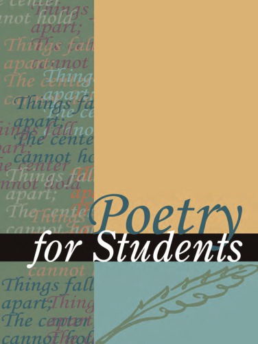 Poetry For Students Volume 27 Presenting Analysis Context And Criticism On Commonly Studied Poetry Milne
