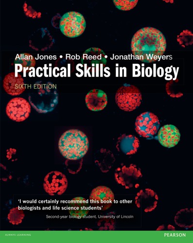 Practical Skills In Biology Reed Robweyers Jonathanjones Dr Allan