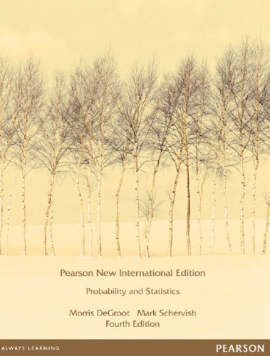 Probability And Statistics Degroot Morris H