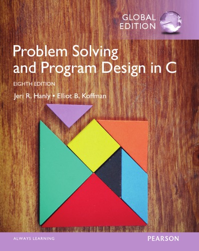 Problem Solving And Program Design In C Hanly Jeri Rkoffman