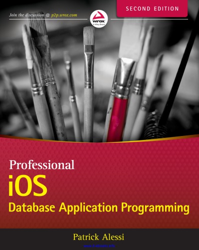 Professional Ios Database Application Programming Alessi Patrick