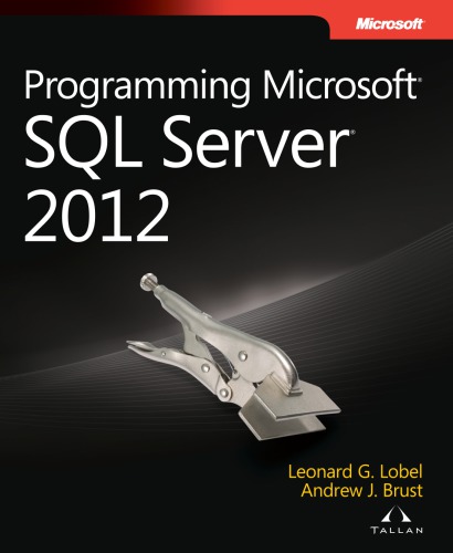 Programming Microsoft Sql Server 2012 Lobel Leonard Gbrust Andrew