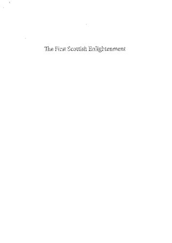 The First Scottish Enlightenment Rebels Priests And History Kelsey Jacksonwilliams