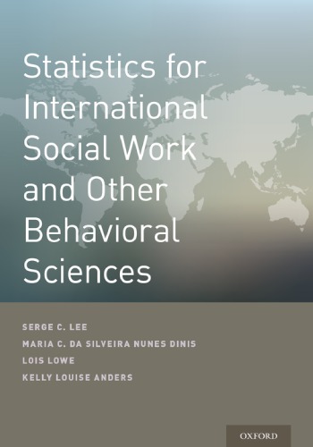 Statistics For International Social Work And Other Behavioral Sciences Lee