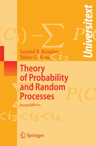 Theory Of Probability And Random Processes Koralov Leonidsinai