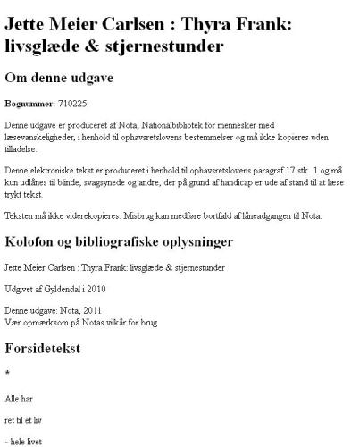 Thyra Frank Carlsen Jette Meier