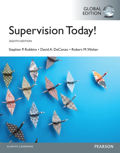 Supervision Today Robbins Stephen Pdecenzo David Awolter Robert M
