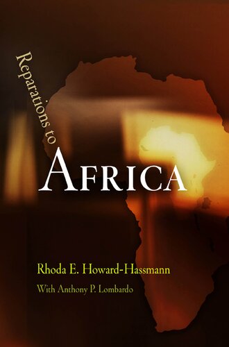 Reparations To Africa Rhoda E Howardhassmann