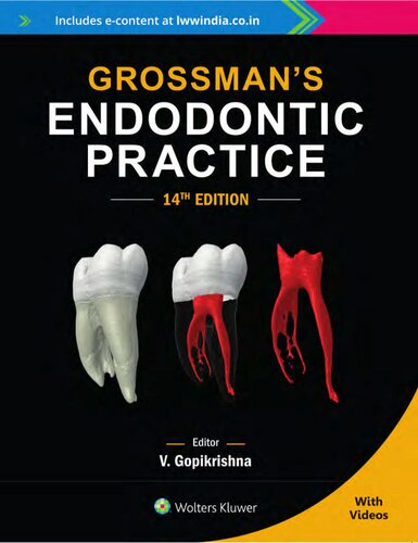Grossmans Endodontic Practice Gopikrishna V