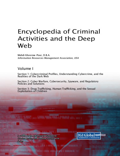 Encyclopedia Of Criminal Activities And The Deep Web 1st Edition Mehdi Khosrowpour