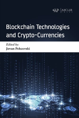Blockchain Technologies And Cryptocurrencies Johan Pehcevski