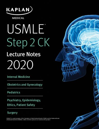 Usmle Step 2 Clinical Knowledge Lecture Notes 2020 5book Set Internal Medicine Obgyn Pediatrics Psychiatry Surgery 2020th Edition Kaplan