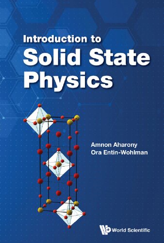 Introduction To Solid State Physics Amnon Aharony Ora Entinwohlman