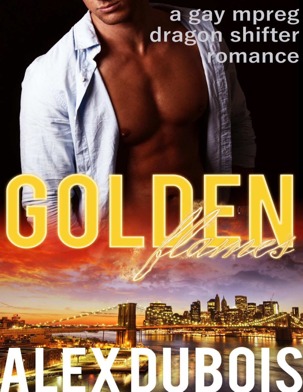 Golden Flames A Gay Shifter Mpreg First Time Romance Dubois