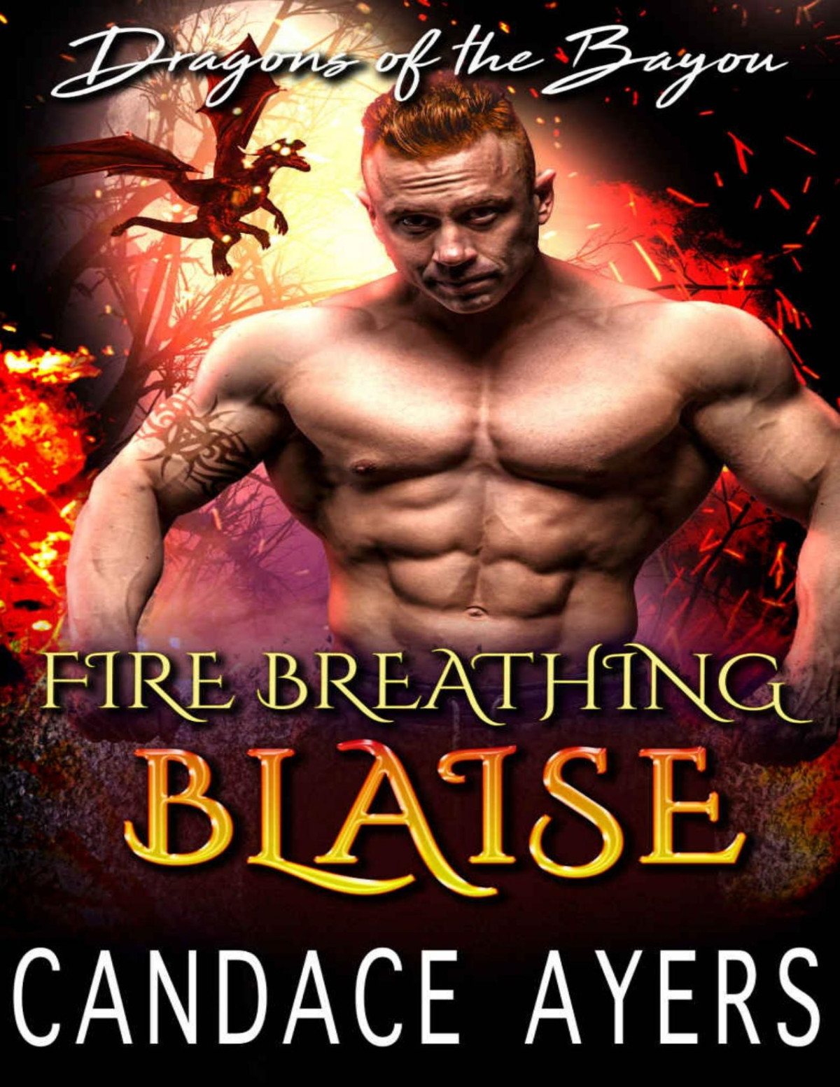 Fire Breathing Blaise Dragons Of The Bayou Book 3 Candace Ayers Ayers