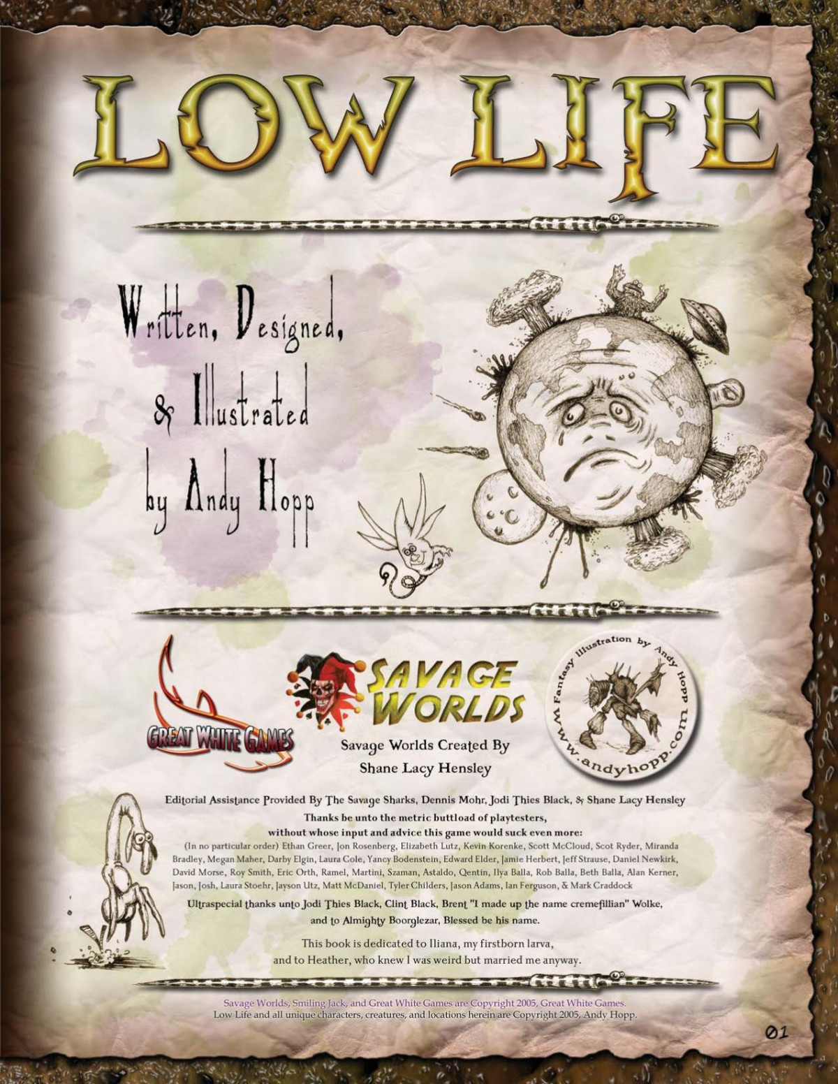 Low Life The Rise Of The Lowly Savage Worlds Moc100000 First Edition Andy Hopp