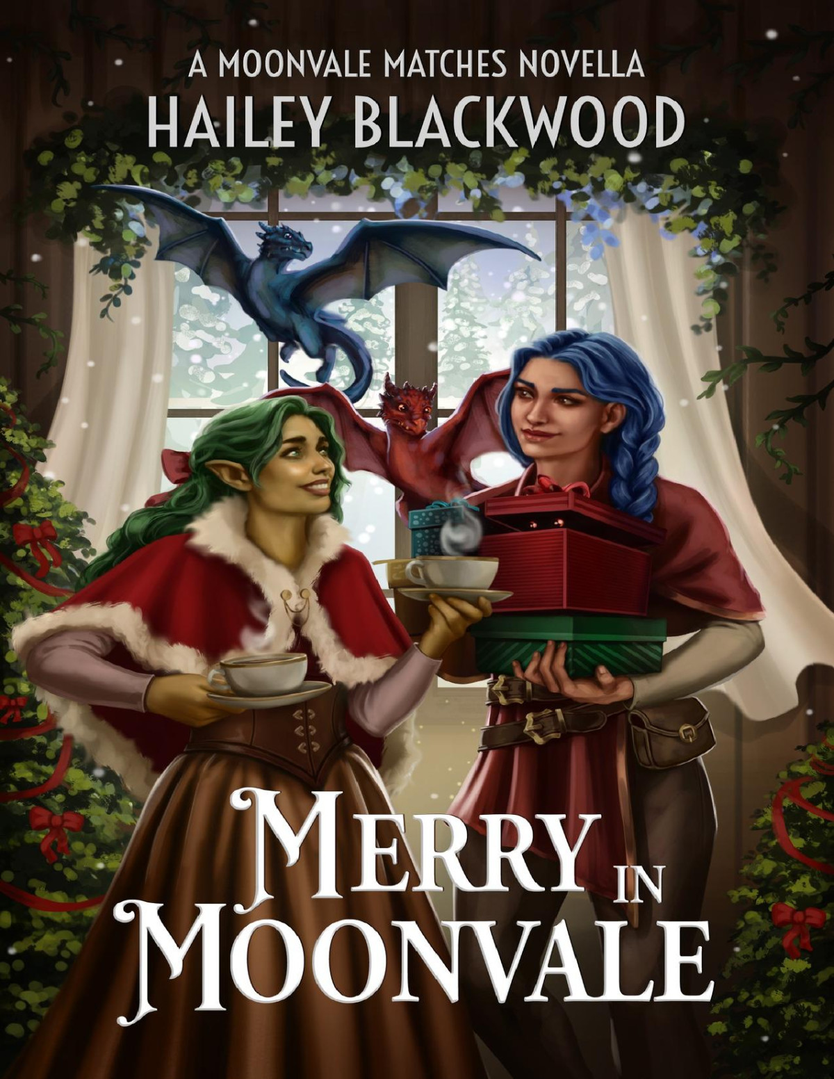 Merry In Moonvale A Cozy Fantasy Holiday Novella Hailey Blackwood