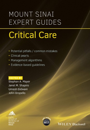 Mount Sinai Expert Guides Critical Care 1st Stephan A Mayer