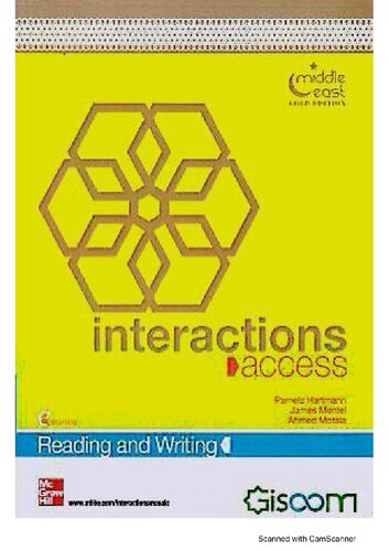 Interactions Access Reading And Writing Gold Edition Gold Pamela Hartman