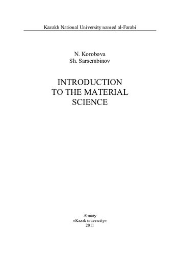 Introduction To The Material Science