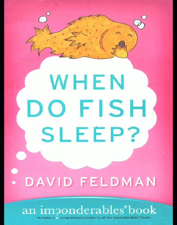 When Do Fish Sleep David Feldman Feldman David