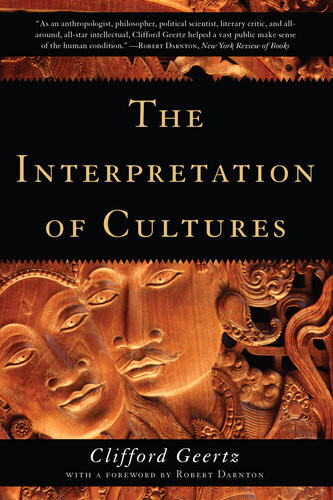 The Interpretation Of Cultures 3rd Edition Geertz Clifford Darnton