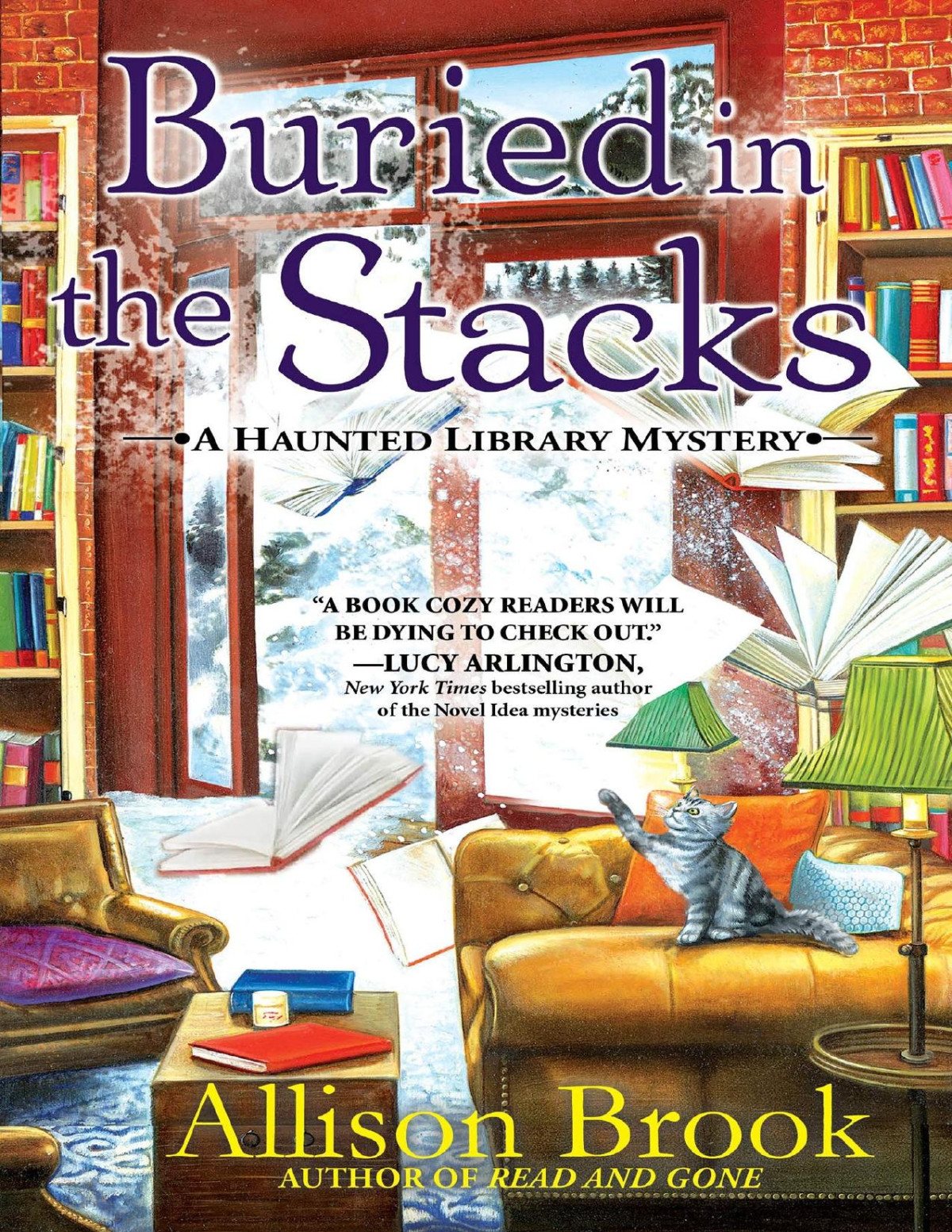Buried In The Stacks A Haunted Library Mystery Allison Brook Brook
