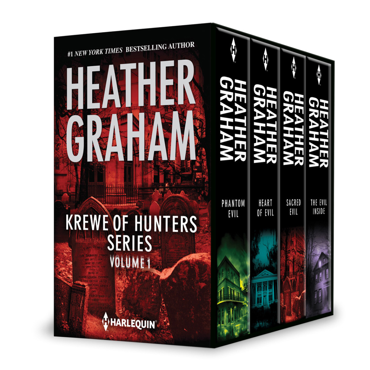 Krewe Of Hunters Volume 1 Phantom Evil Heart Of Evil Sacred Evil The Evil Inside Heather Graham Graham