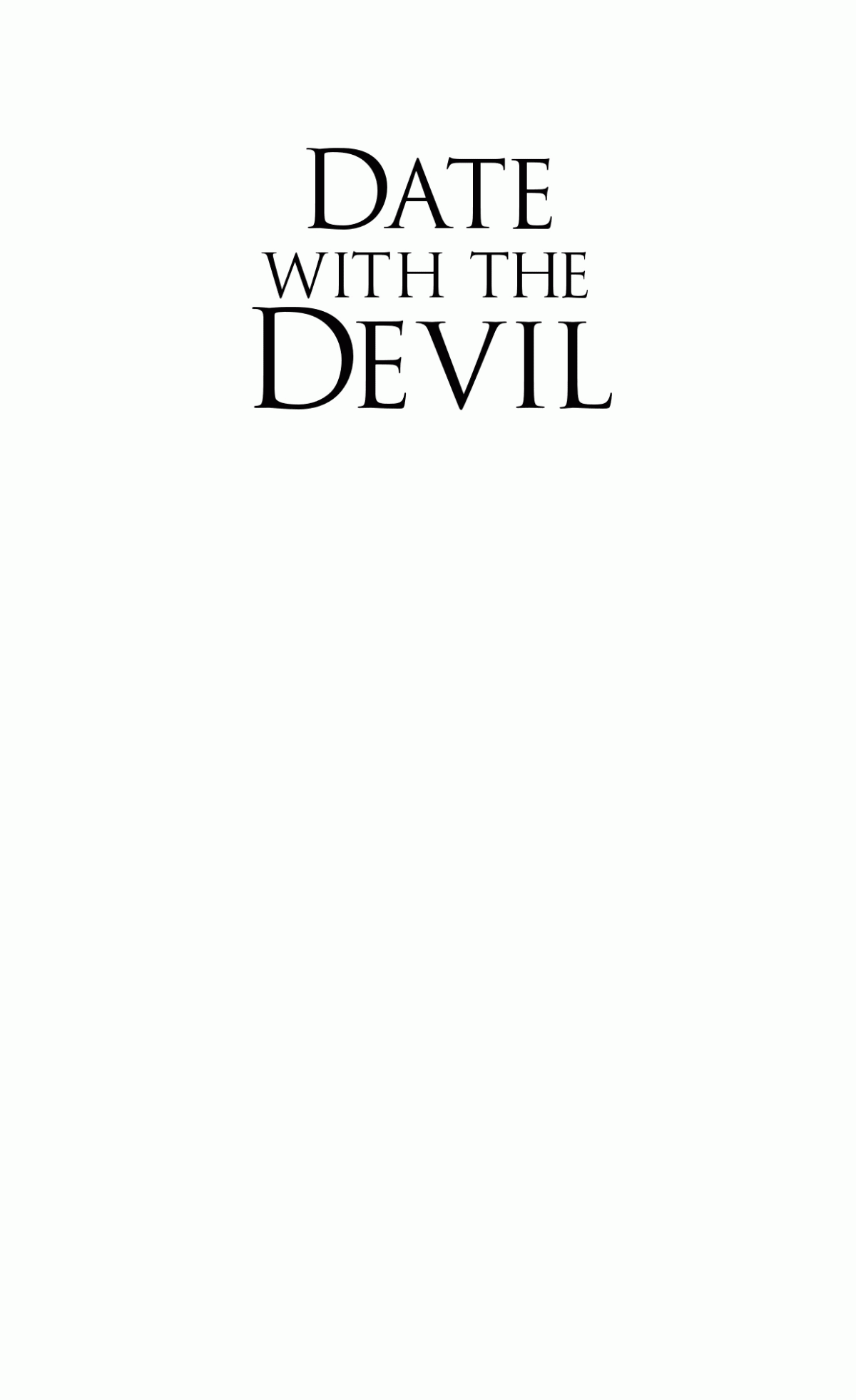 Date With The Devil Don Lasseter