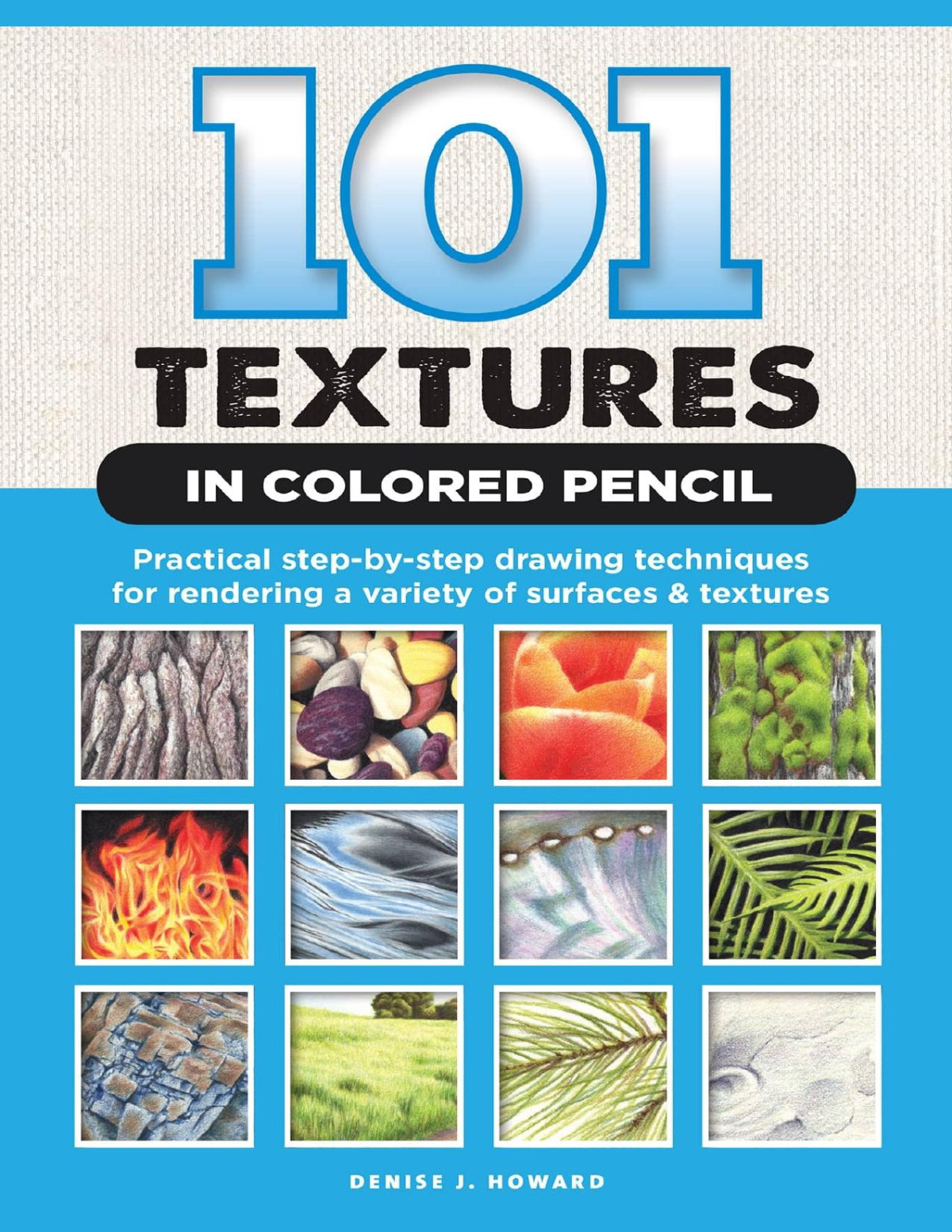 101 Textures In Colored Pencil Practical Stepbystep Drawing Techniques For Rendering A Variety Of Surfaces Textures Denise J Howard