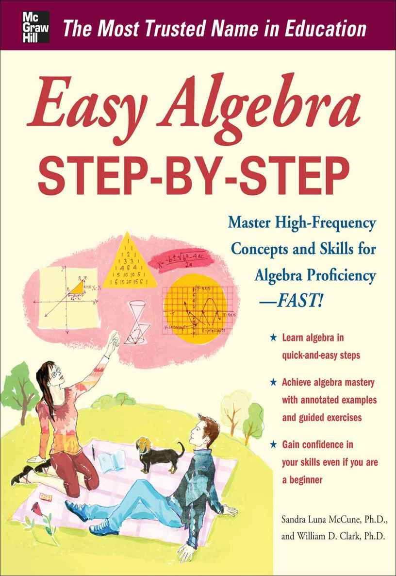 Easy Algebra Stepbystep Easy Stepbystep Series Sandra Luna Mccune William D Clark Mccune