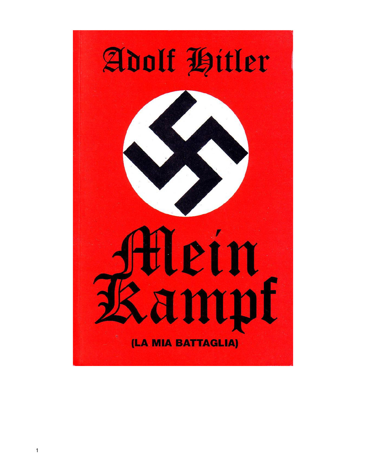 Mein Kampf Adolf Hitler