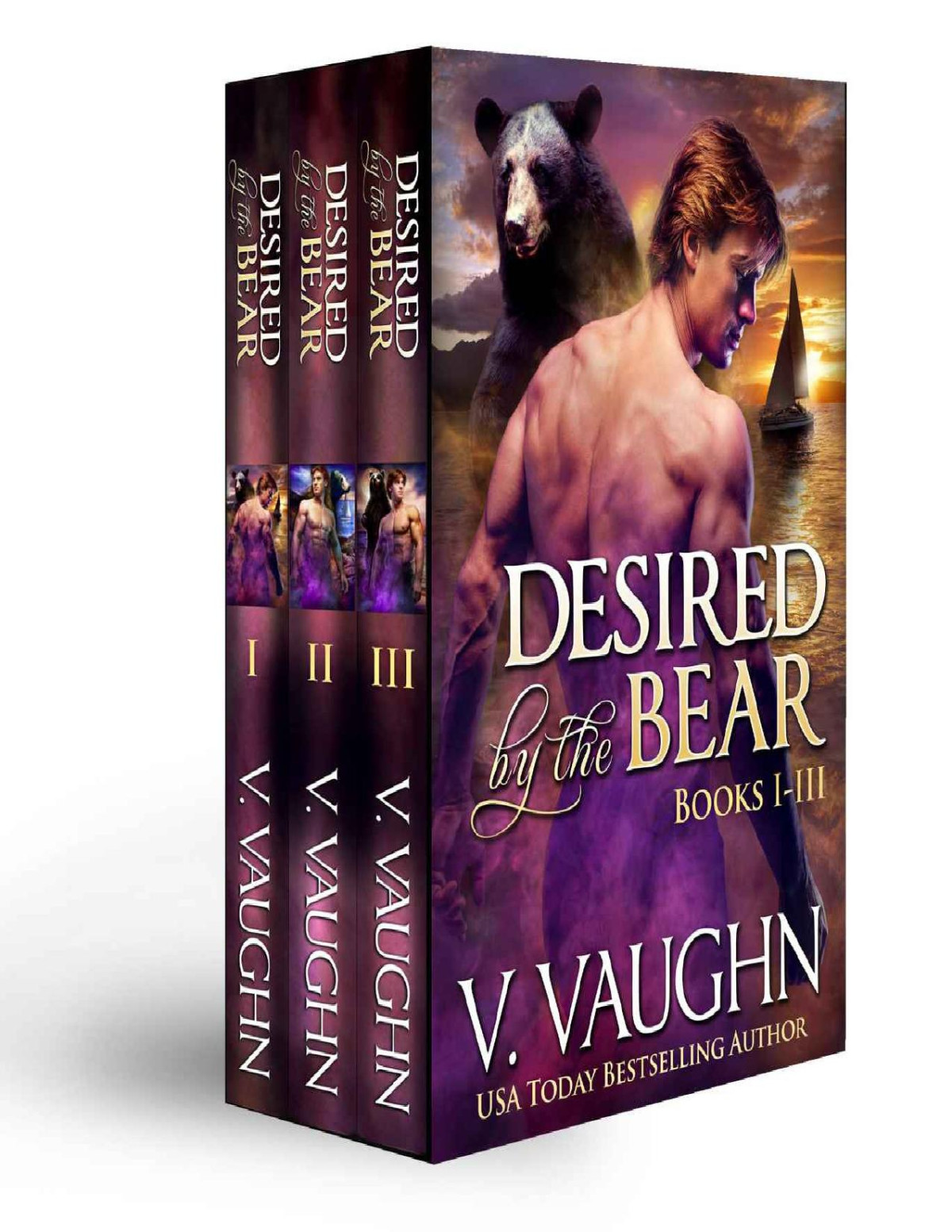 Desired By The Bear Complete Trilogy Werebear Adventure Romance Northeast Kingdom Bears Book 3 V Vaughn Vaughn