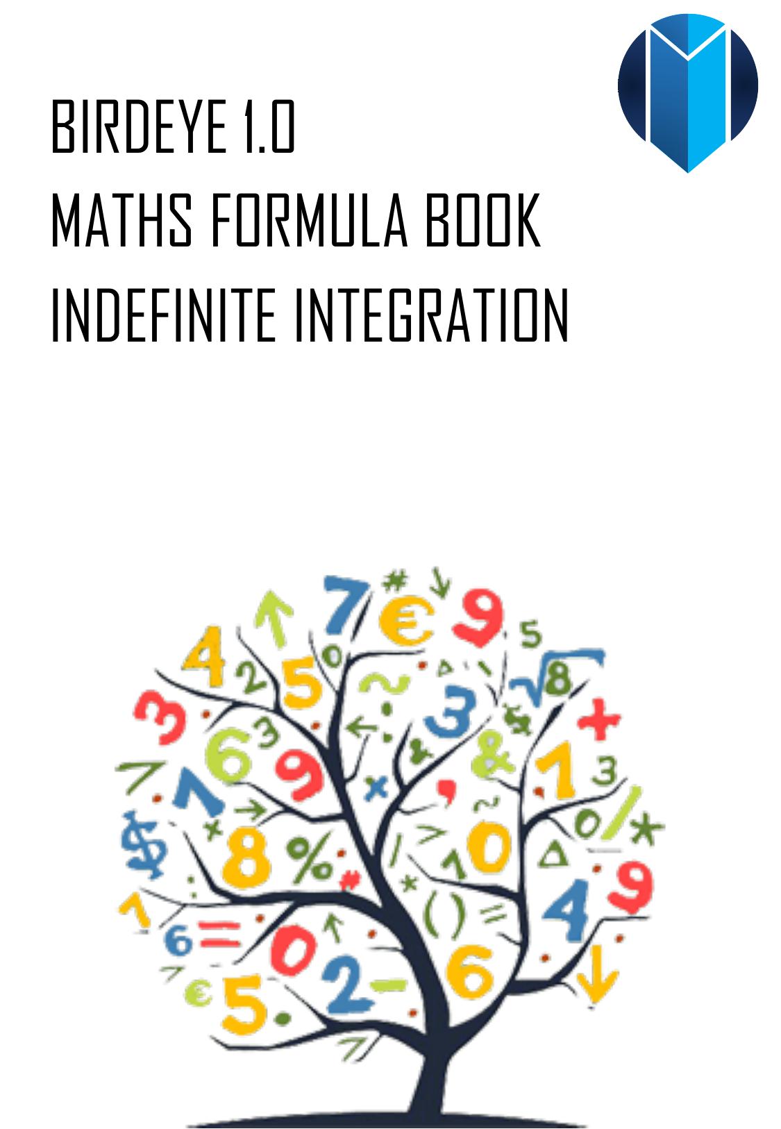 Indefinite Integration Formula Book For Jee 1st Edition Om Patel